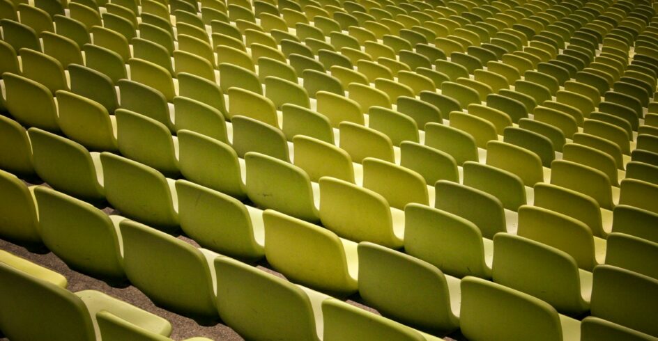 green stadium chairs