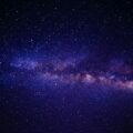 Breathtaking view of the Milky Way galaxy with vibrant starry sky in La Orotava, Spain.